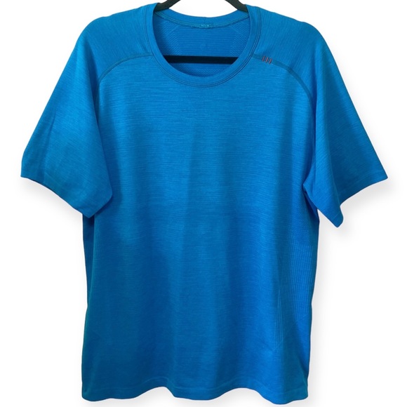 Men’s Lululemon Metal Vent Tech Short Sleeve Tee Shirt Top Size XL Baltic Blue - Picture 1 of 6